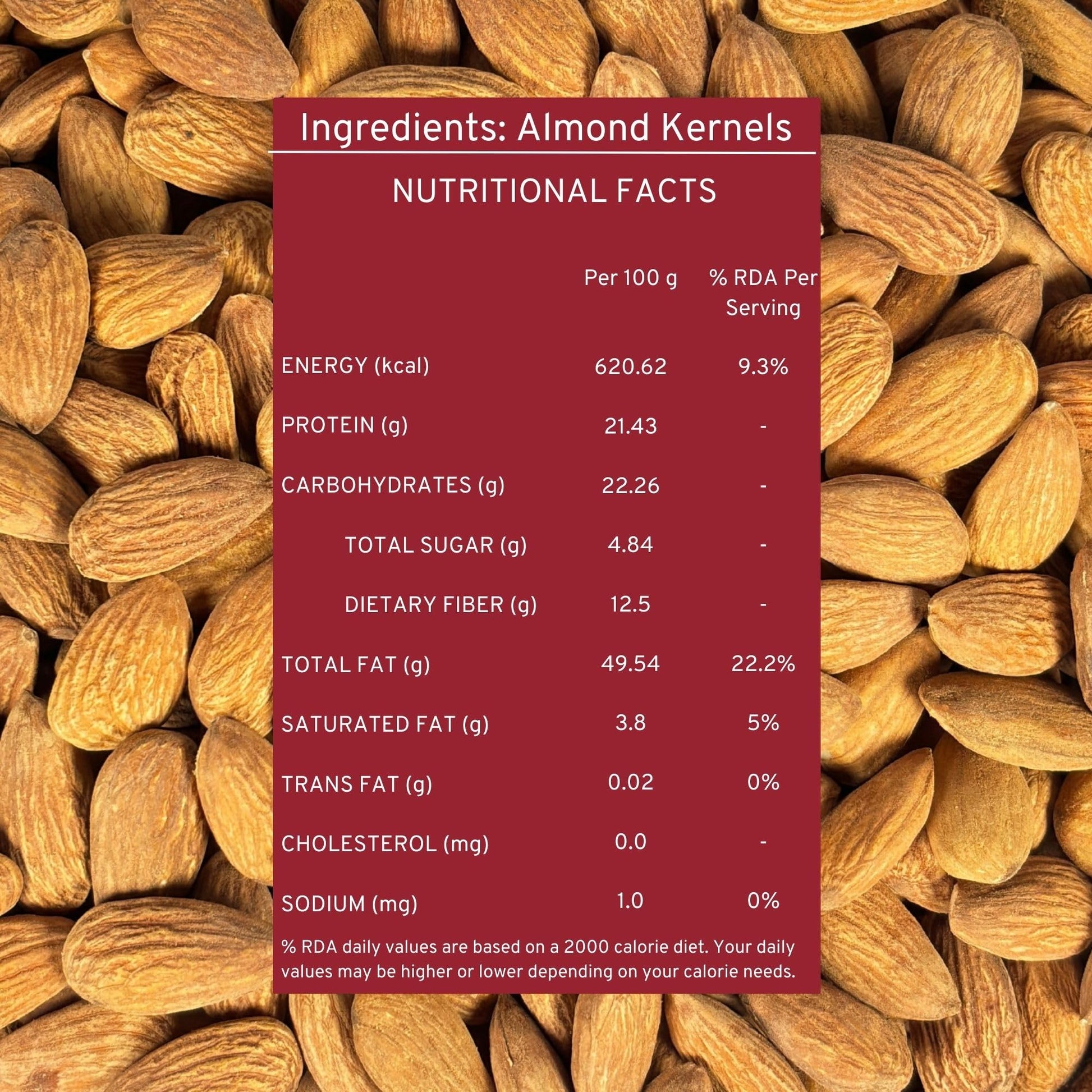 Nourishyum Premium California Almonds 500g With Reusable Jar | Badaam | 100% Natural Crunchy Badam Giri | Nuts & Dry Fruits | Healthy Snacks | Dry Fruit Gift Pack